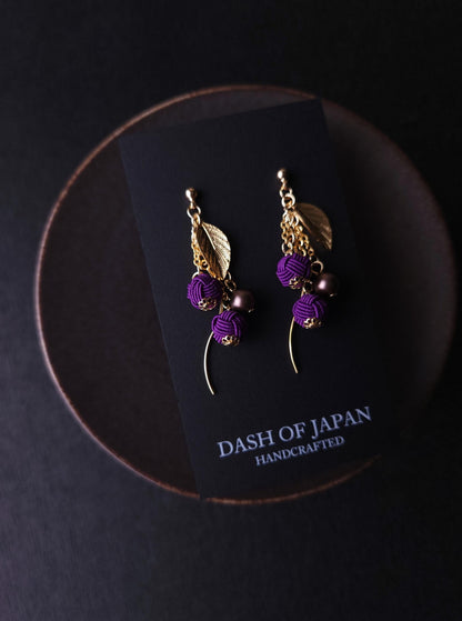 Flower Drop - Grape purple