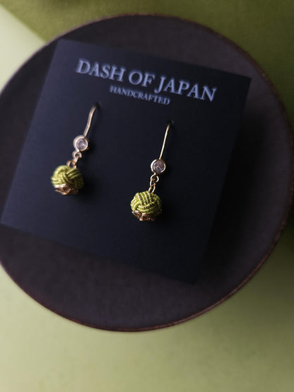 Simple  Drop - Lime Green and Gold