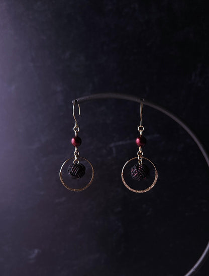 Hoop - Black x Pink