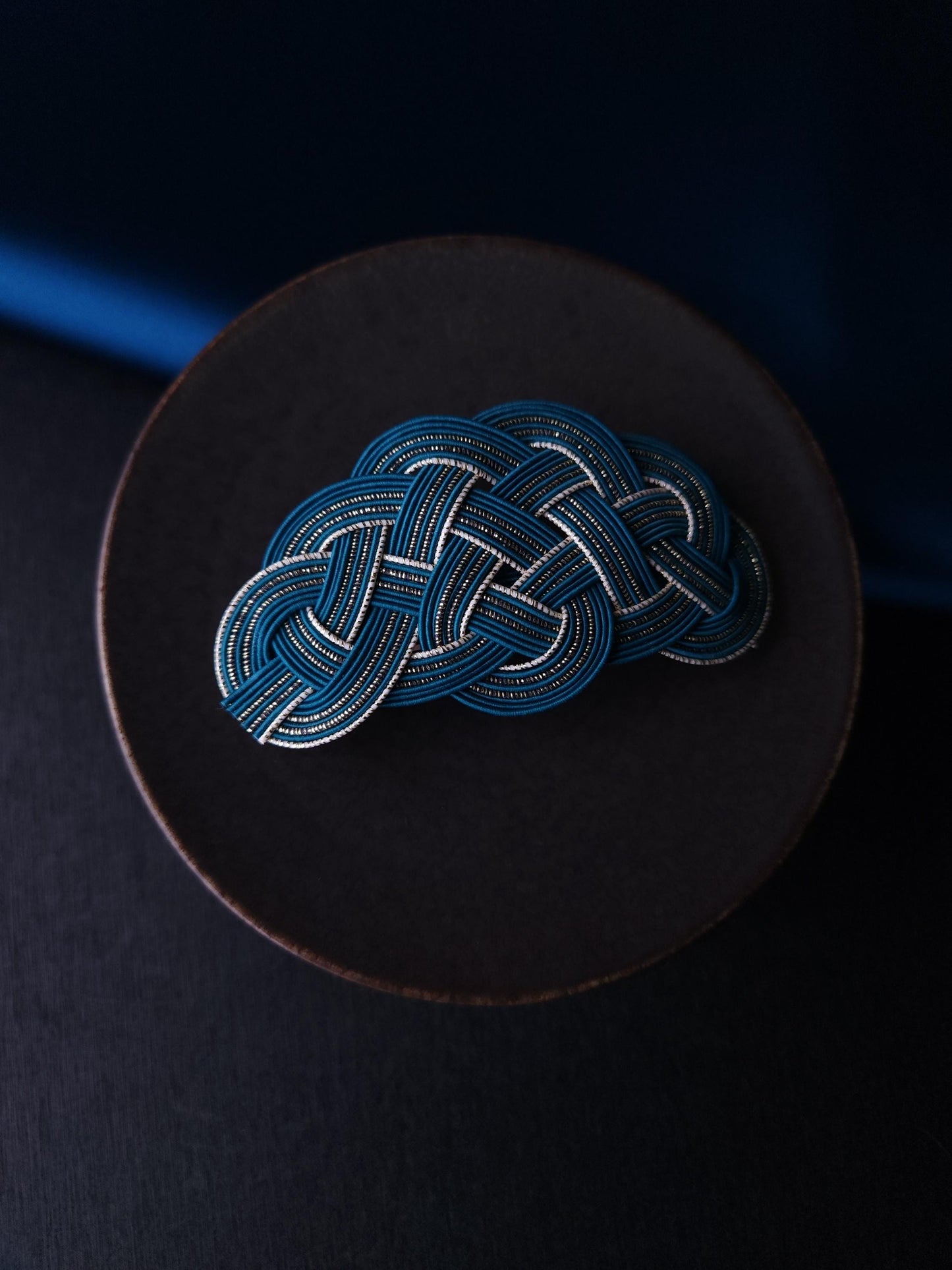 Hair Barrette - Teal Green