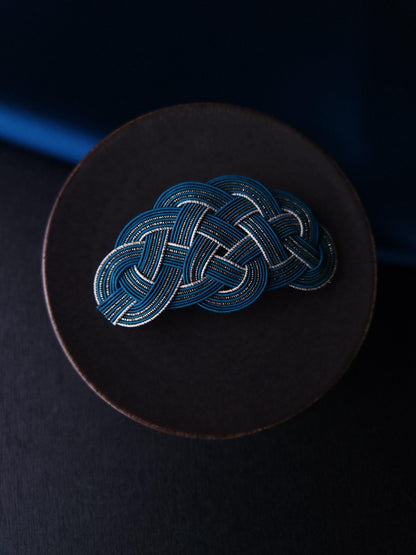 Hair Barrette - Teal Green