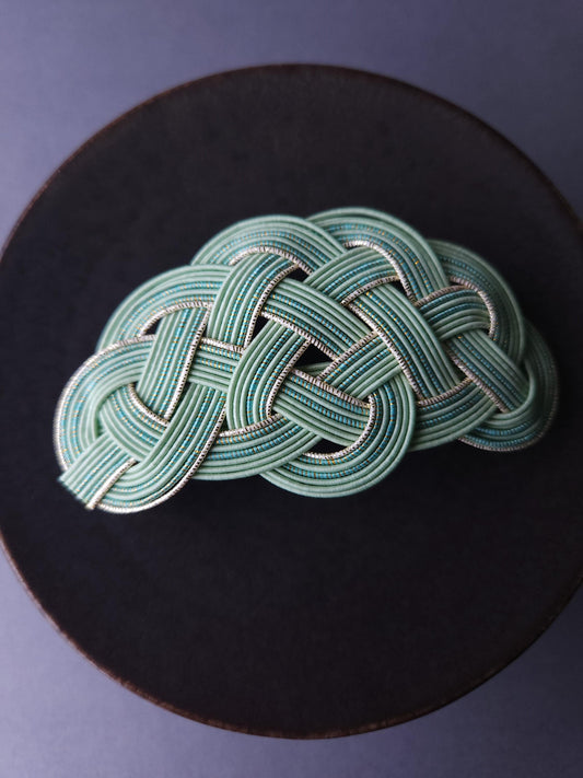 Hair Barrette - Light Green