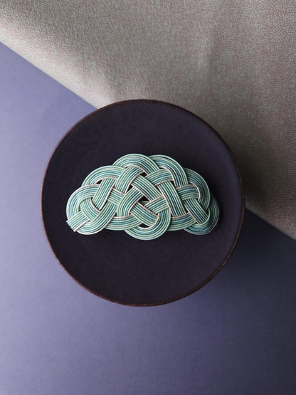 Hair Barrette - Light Green