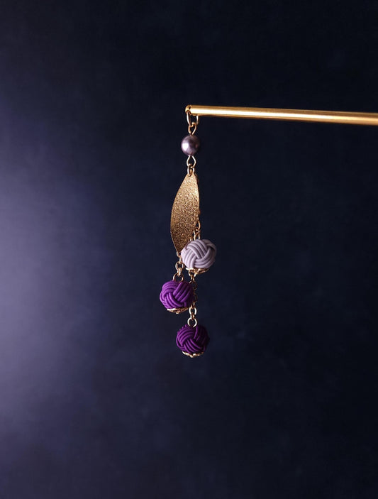 Kanzashi - Purple
