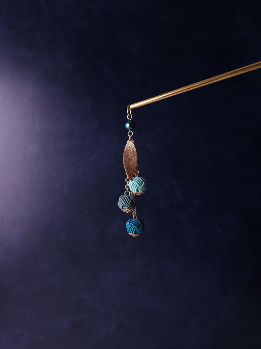 Kanzashi - Blue